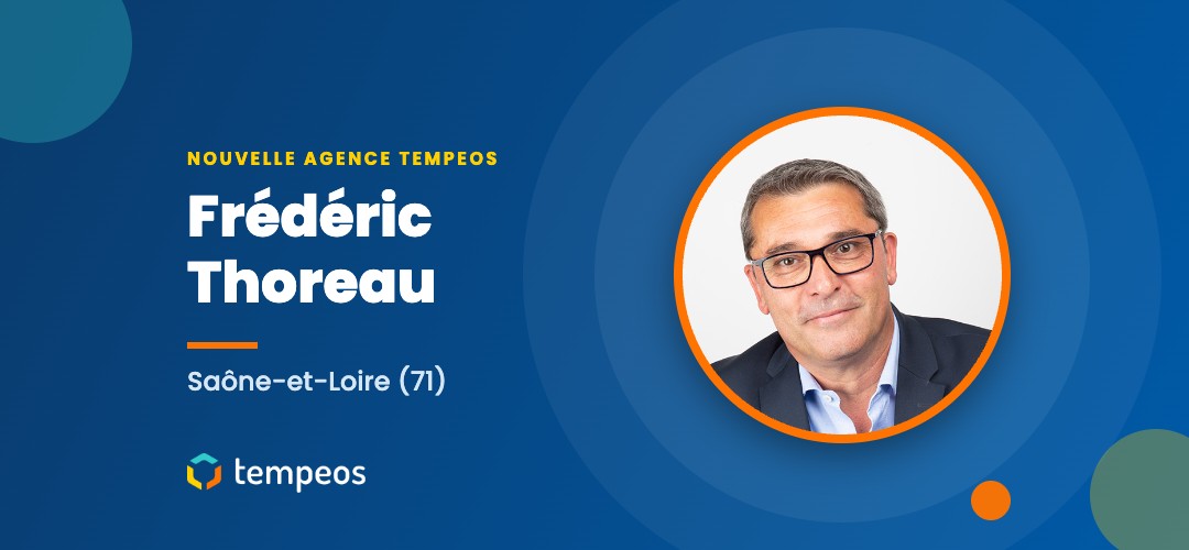 Frédéric Thoreau – agence Tempeos en Saône-et-Loire (couverture) Frédéric Thoreau, directeur de la nouvelle agence Tempeos en Saône-et-Loire